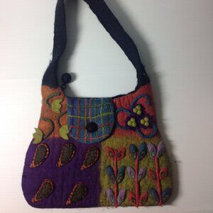 Rising Tide Handmade, Felted Wool Purse from Nepal